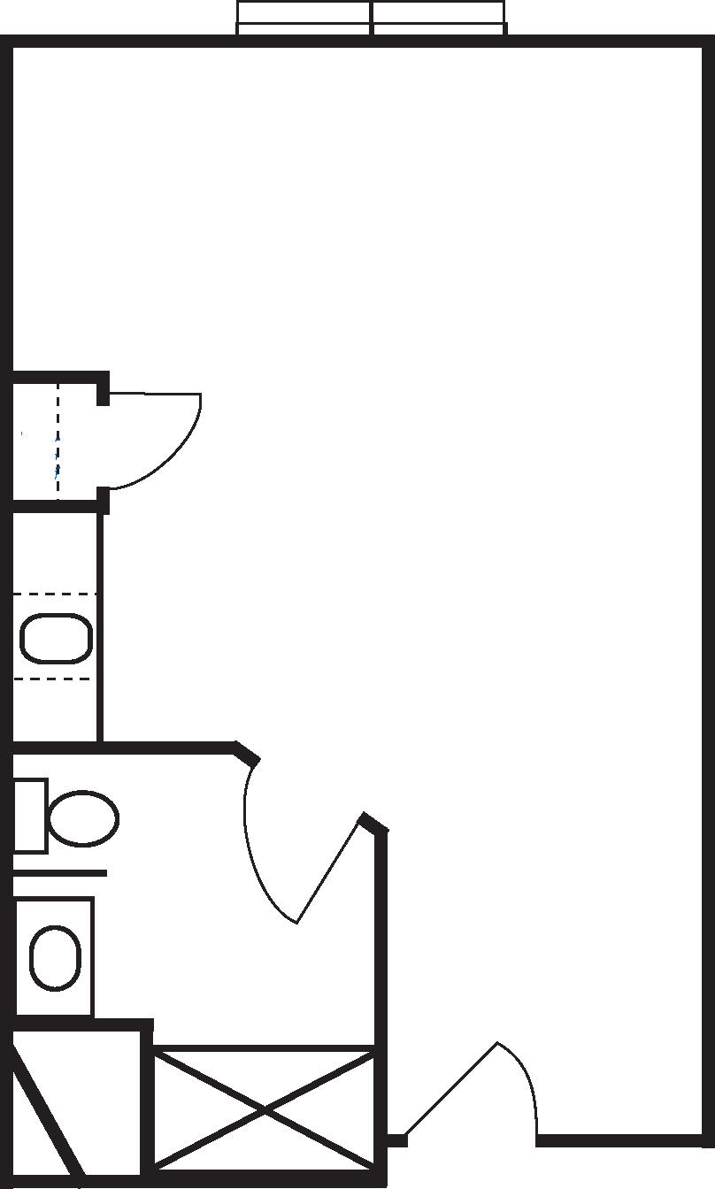 Plan drawing, Large Studio