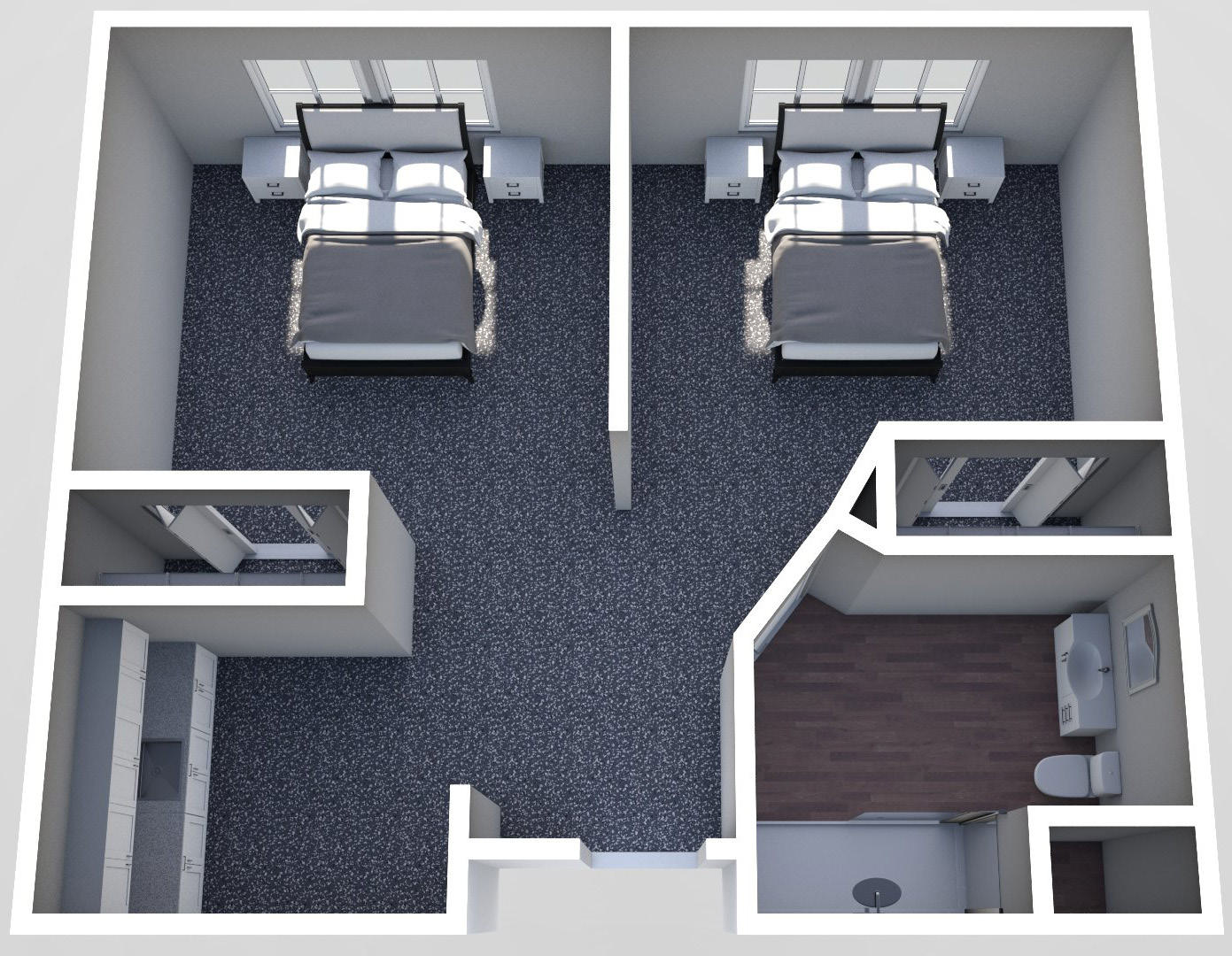 Furnished render, Companion