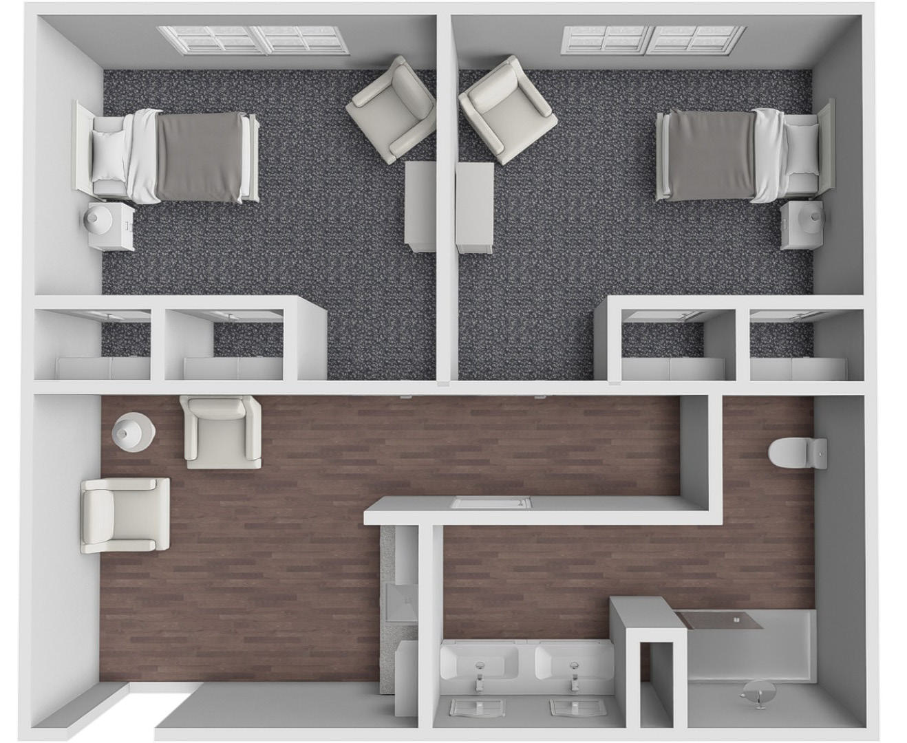 Furnished render, Companion Suite